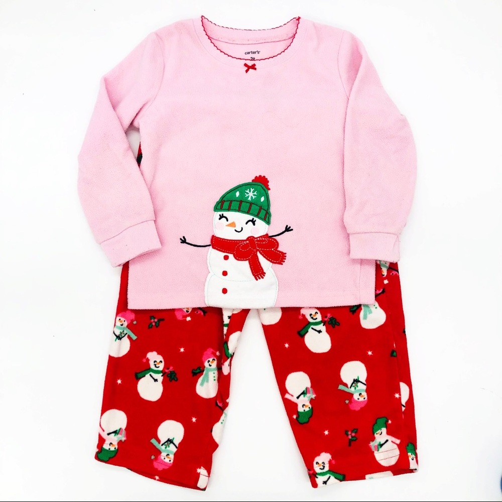 Girls Matching Christmas Pajamas Size 2T